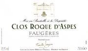 Faugeres-Clos Roque d'Aspes